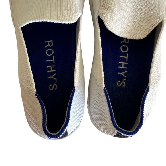 ROTHYS‎ The Original Slip On Sneaker in  Bright White Size 6.5 - Picture 6 of 14